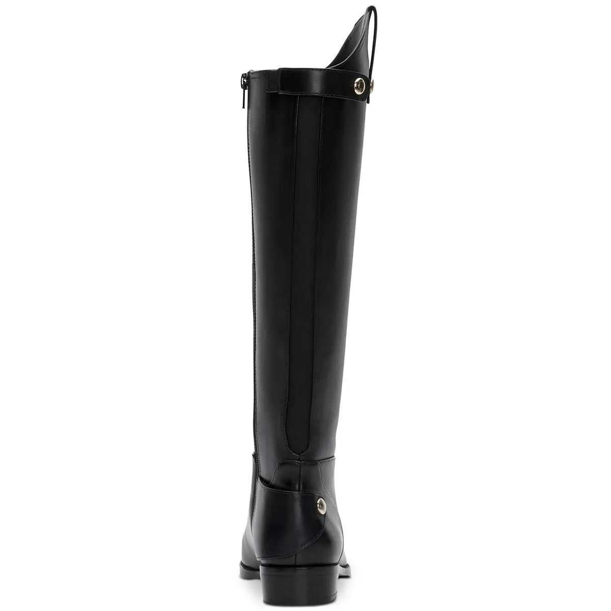 Aleah Womens Leather Side Zip Knee-High Boots