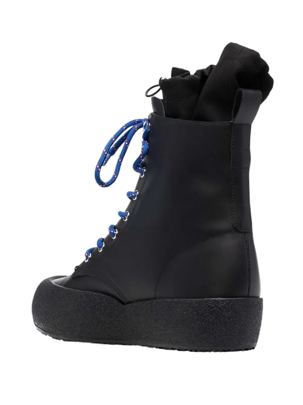 Bally Cutter 6228415 Men's Black Shearling-Lined Leather Boot