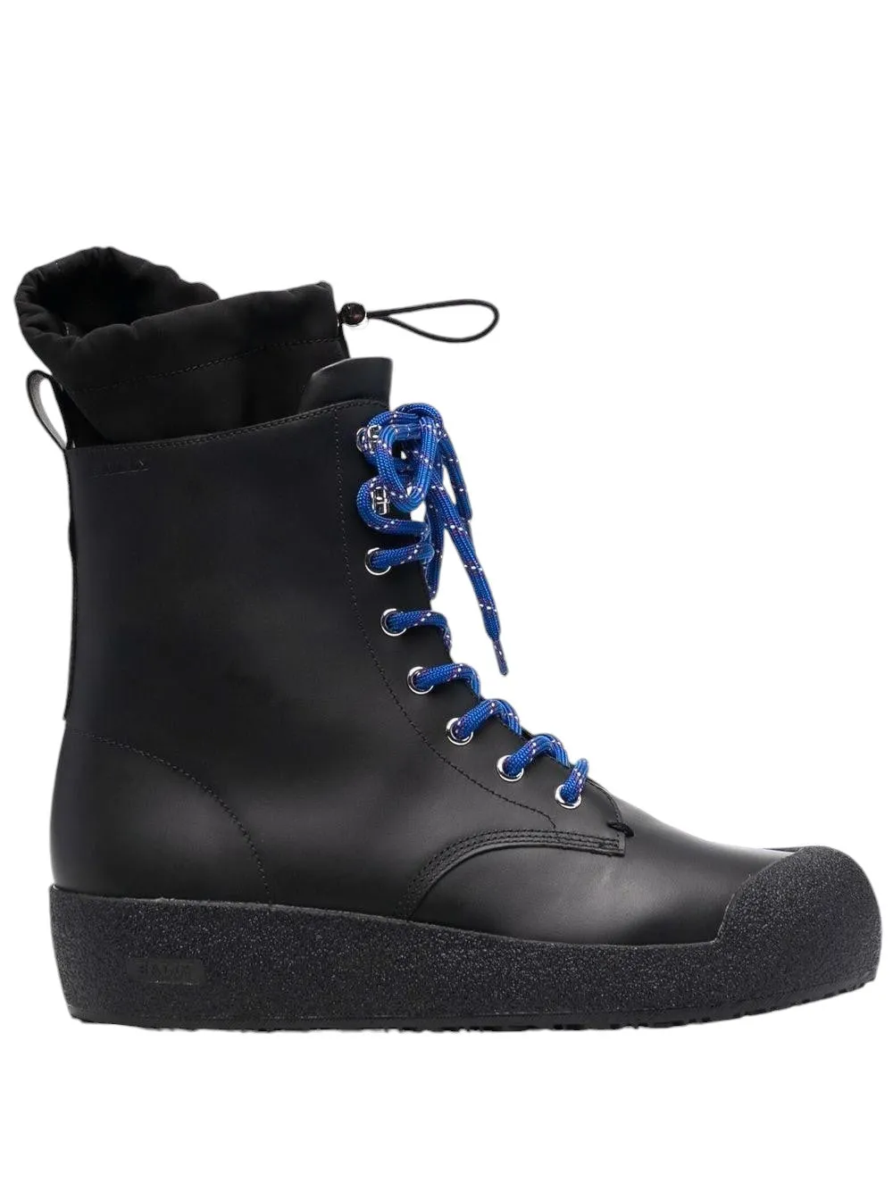 Bally Cutter 6228415 Men's Black Shearling-Lined Leather Boot