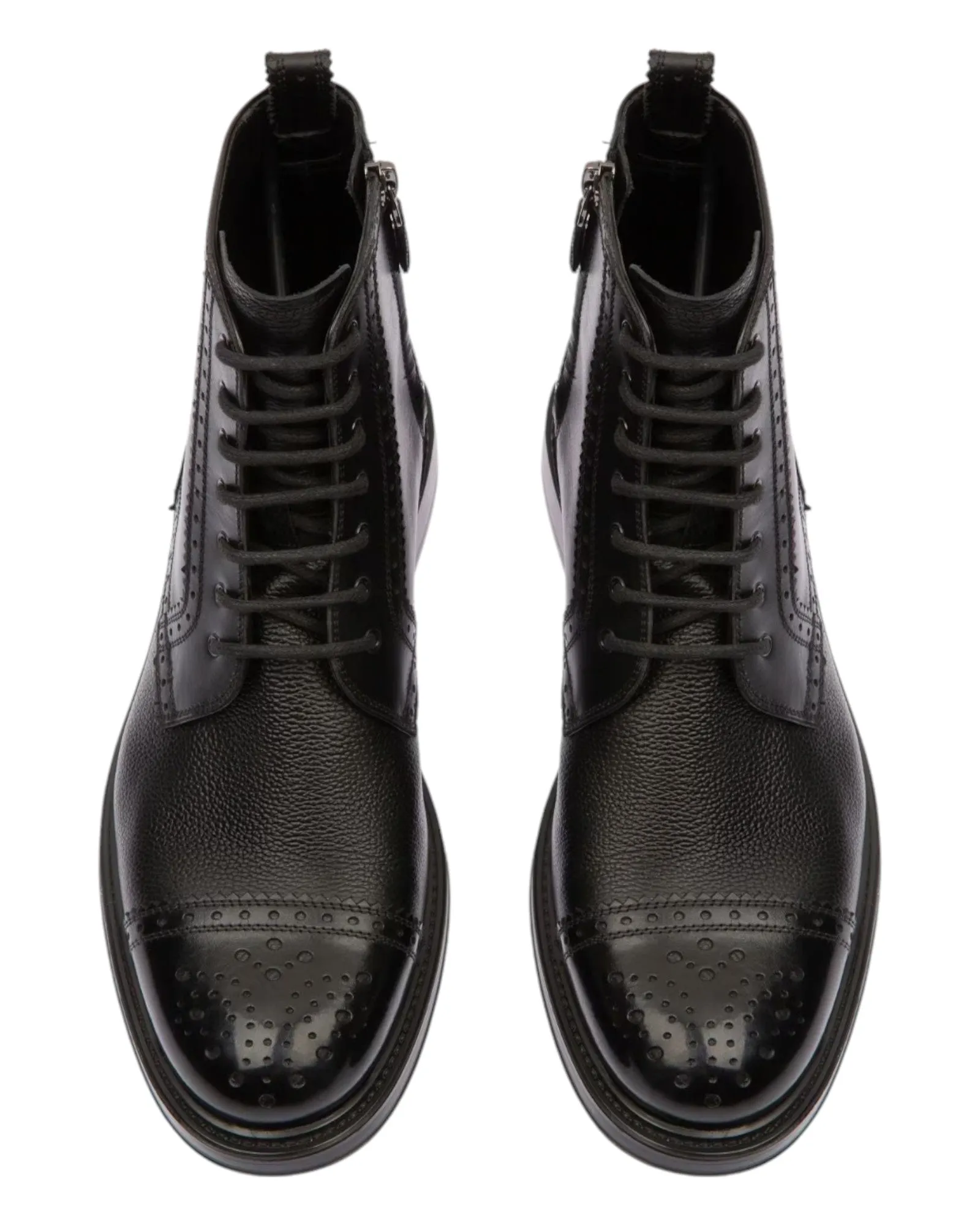 Bally Nicoldon 6301514 Men's Black Calf Plain Leather Boots