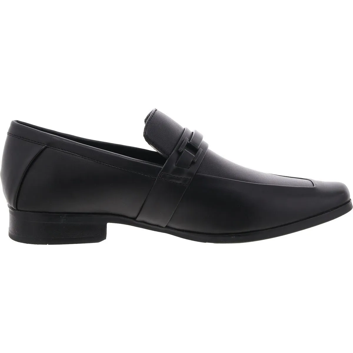Bind Mens Faux Leather Square Toe Loafers