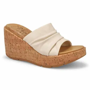 Boynton Wedge Sandal In Latte