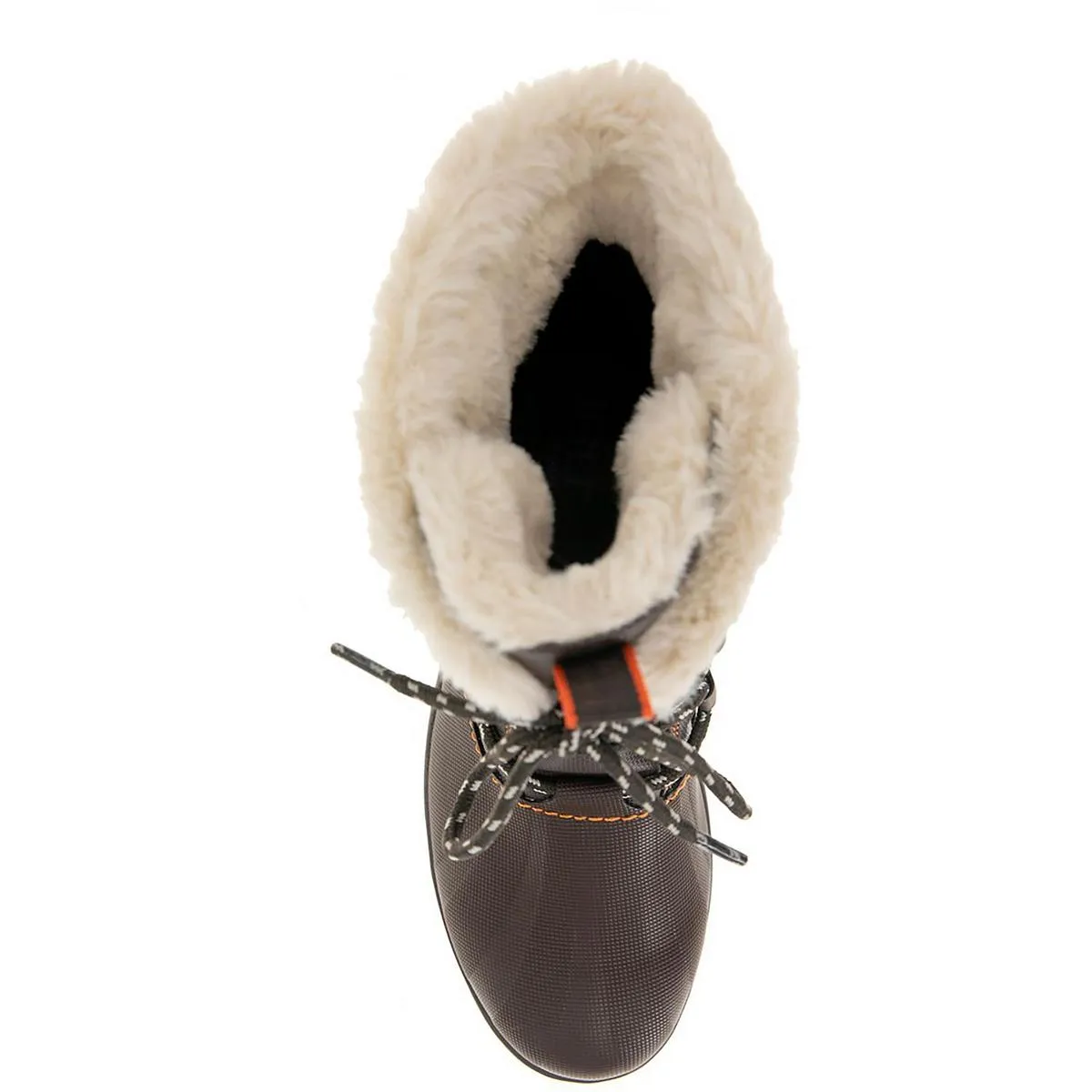 Brisky Womens Faux Leather Cold Weather Winter & Snow Boots