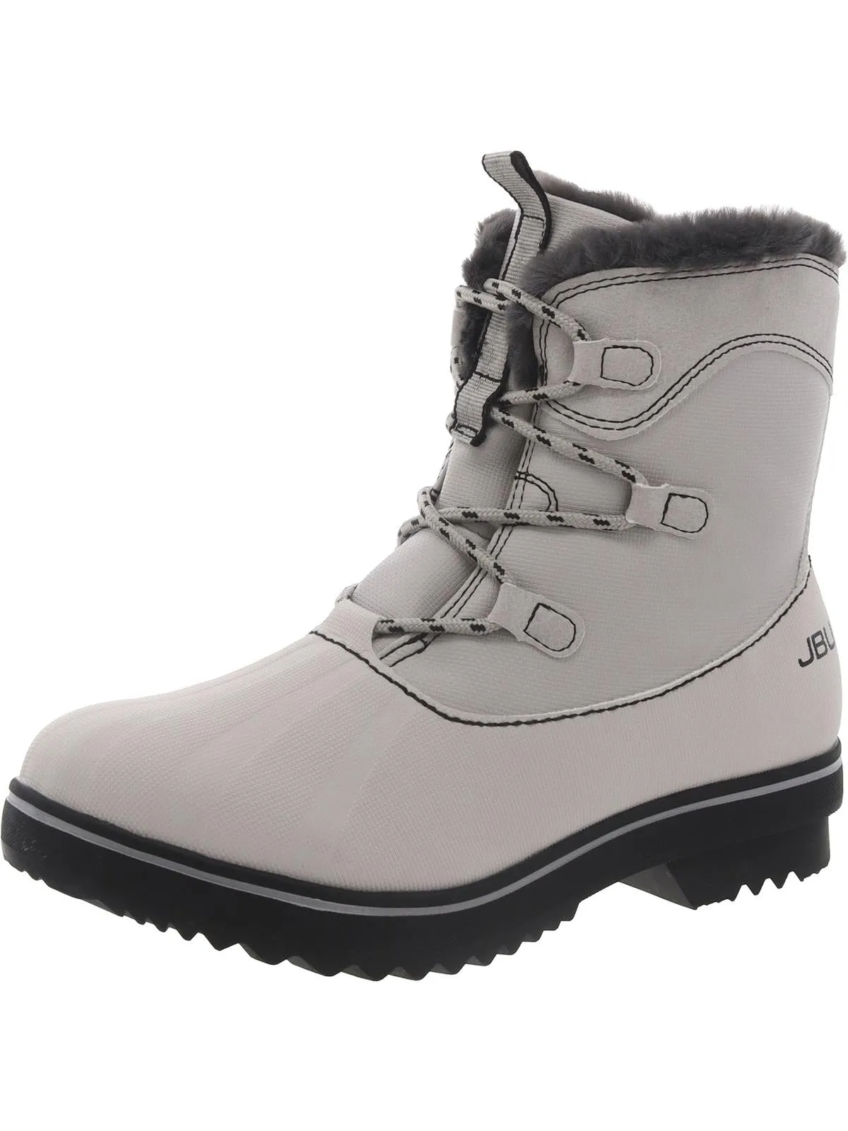 Brisky Womens Faux Leather Cold Weather Winter & Snow Boots