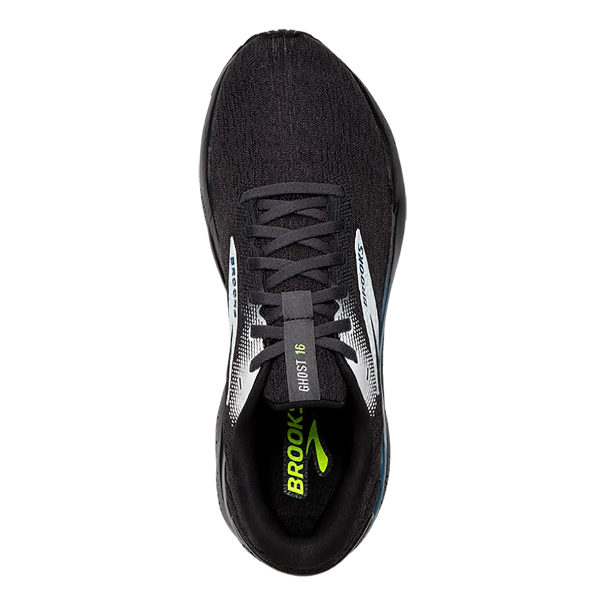 Brooks Ghost 16 - Black - Ebony - Blue