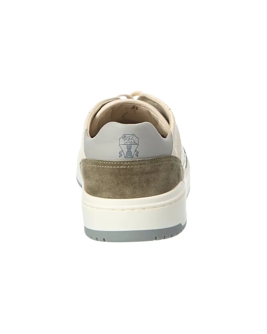 Brunello Cucinelli Leather & Suede Sneaker