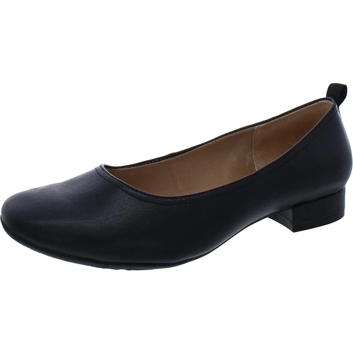 Cameo Womens Faux Leather Round Toe Loafers