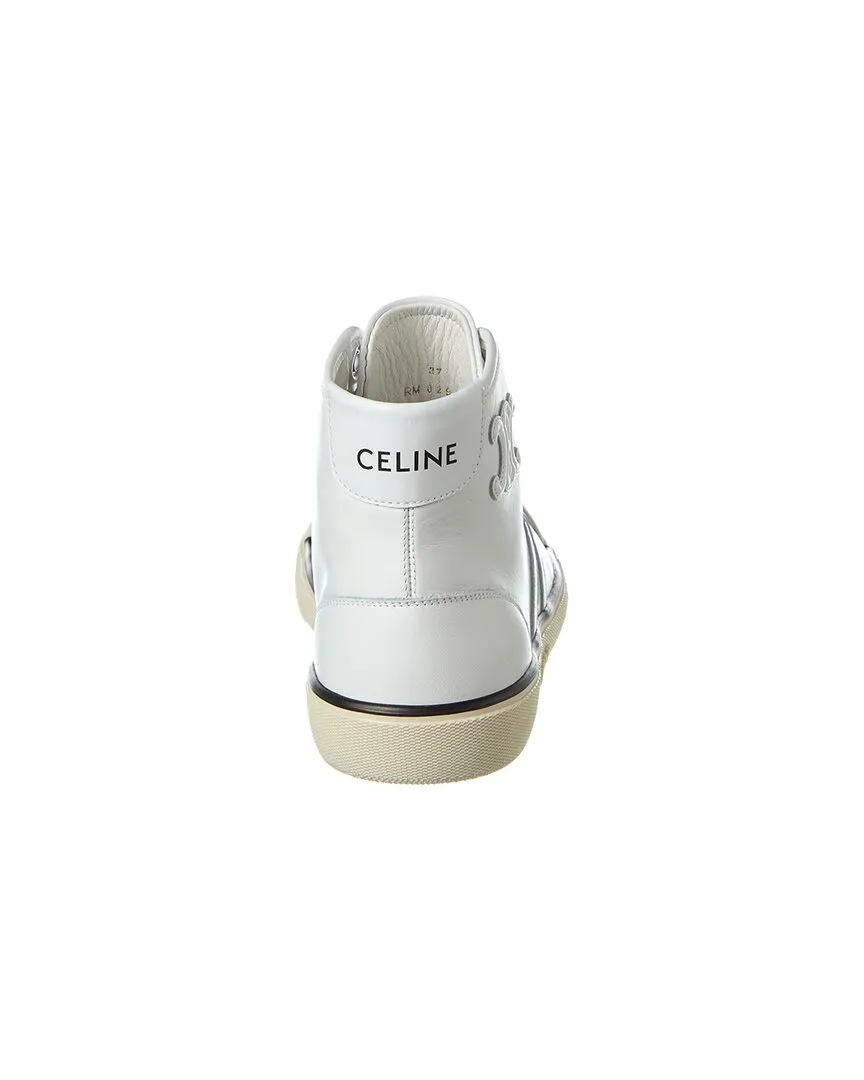 CELINE AS-01 Low Lace Alan Leather Sneaker