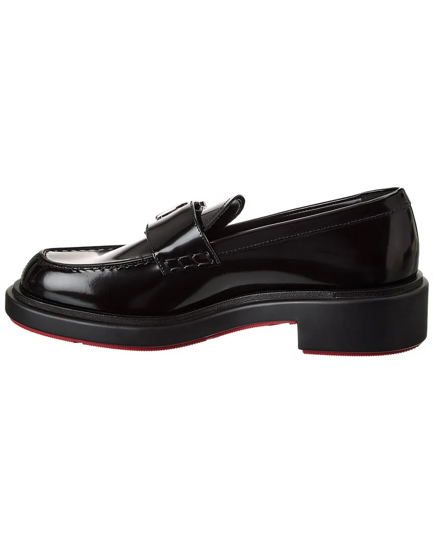 Christian Louboutin Urban Moc Lock Leather Loafer
