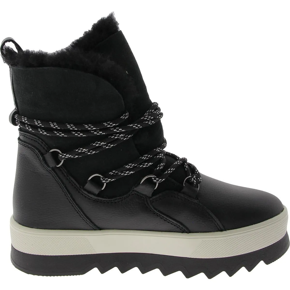 Five Womens Leather Lace-Up Winter & Snow Boots