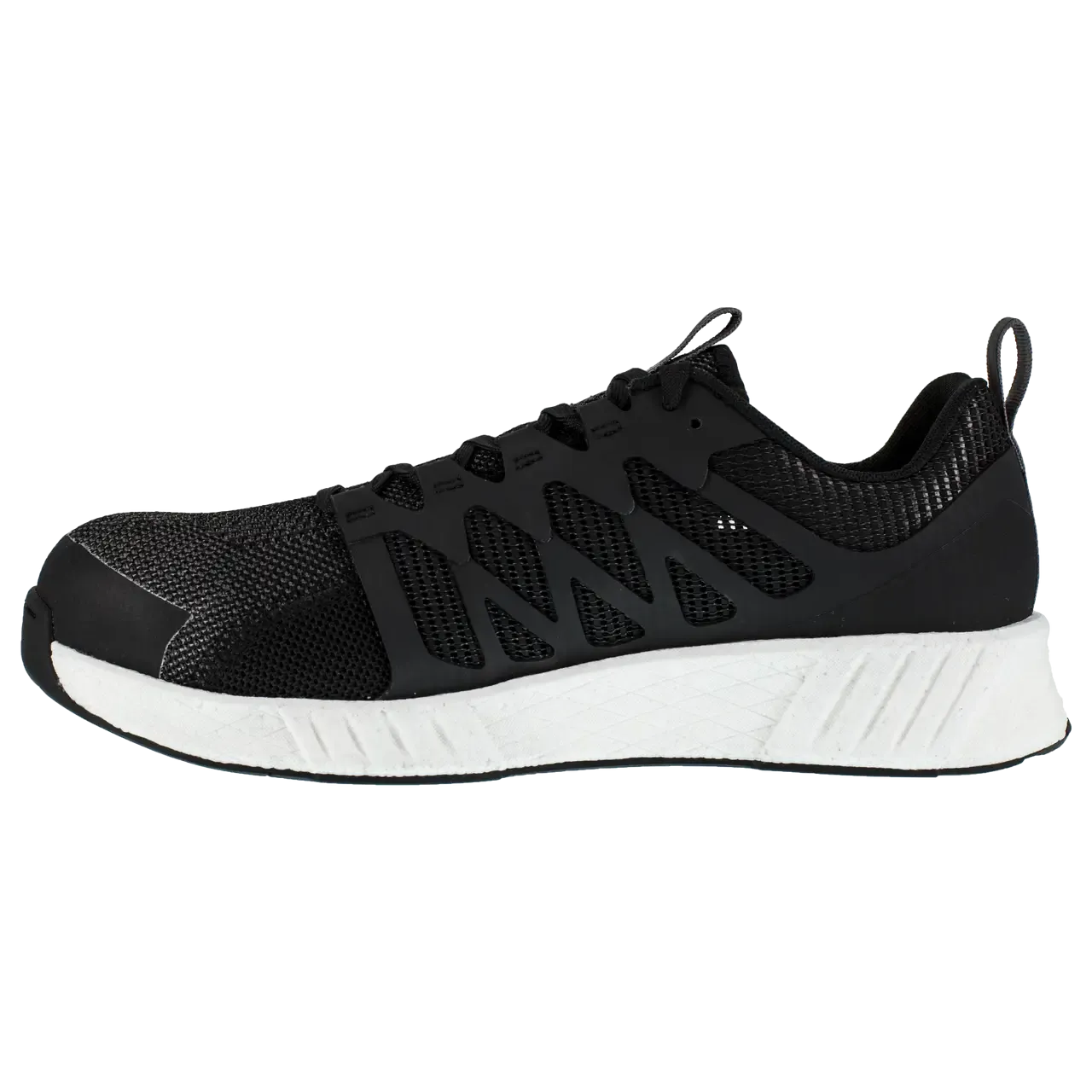 Fusion Flexweave? Composite-Toe Athletic Work Shoe Black/White