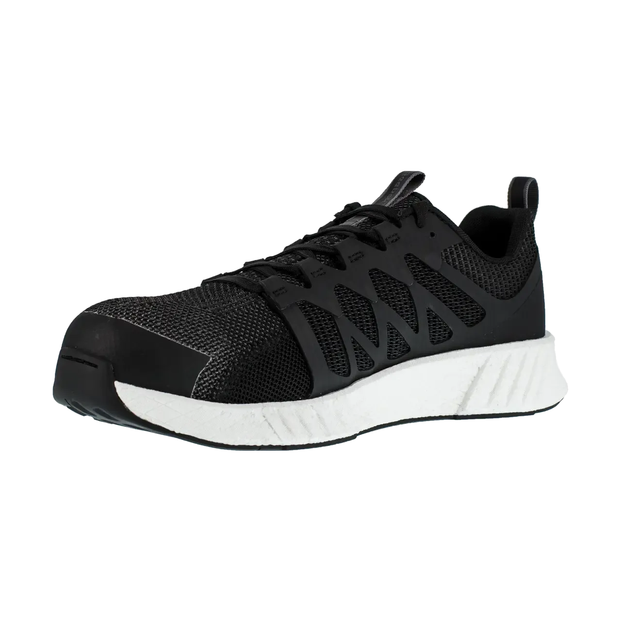 Fusion Flexweave? Composite-Toe Athletic Work Shoe Black/White