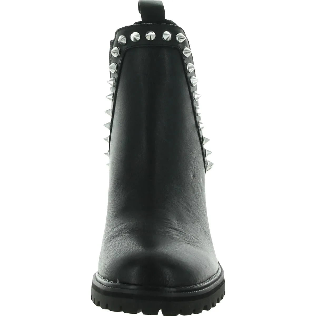 Genoa Womens Leather Studded Chelsea Boots
