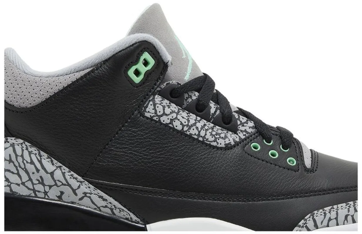 Jordan 3 Retro Green Glow