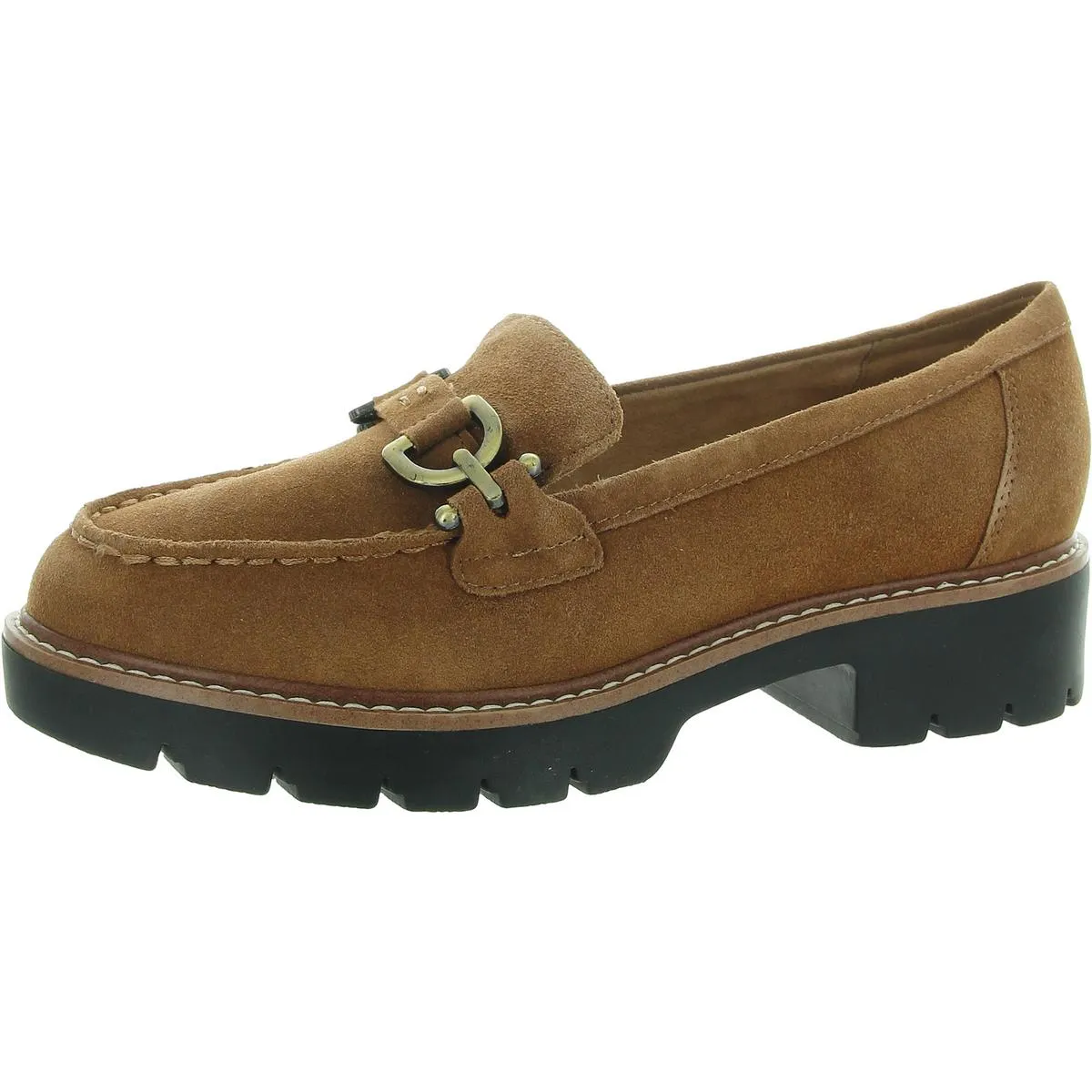 KINDLE Womens Suede Round toe Loafers