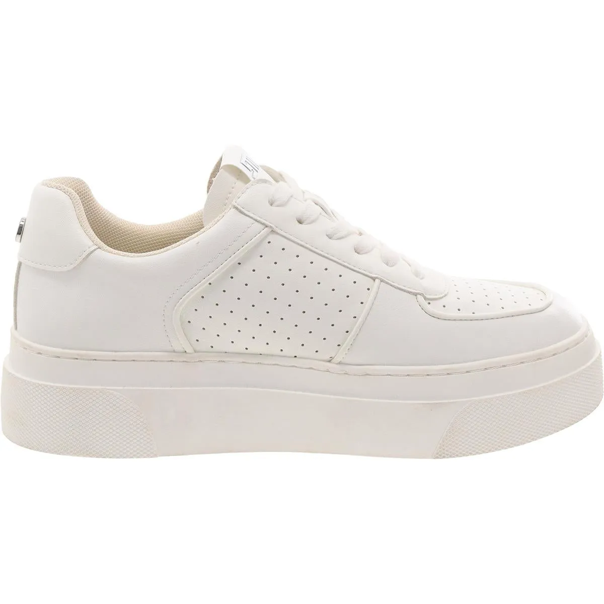 Ledge Womens Faux Leather Lifestyle Casual And Fashion Sneakers