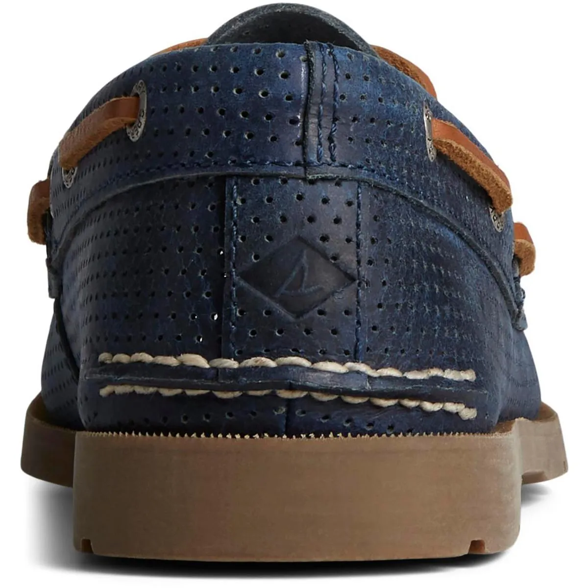 Leeward Mens Solid Man Made Boat Shoes