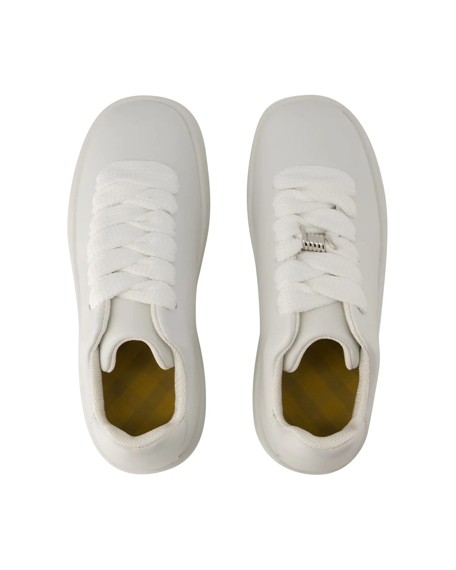 Lf Box Sneakers - Burberry - Leather - White