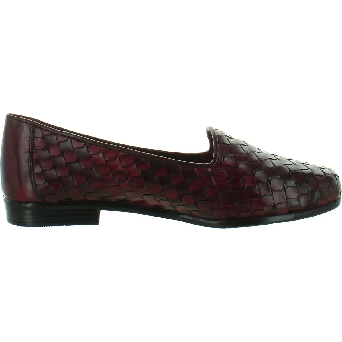 Lizette Womens Patent Leather Slip On Loafers