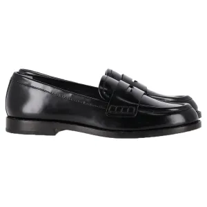 Loeffler Randall Penny Loafers in Black Leather