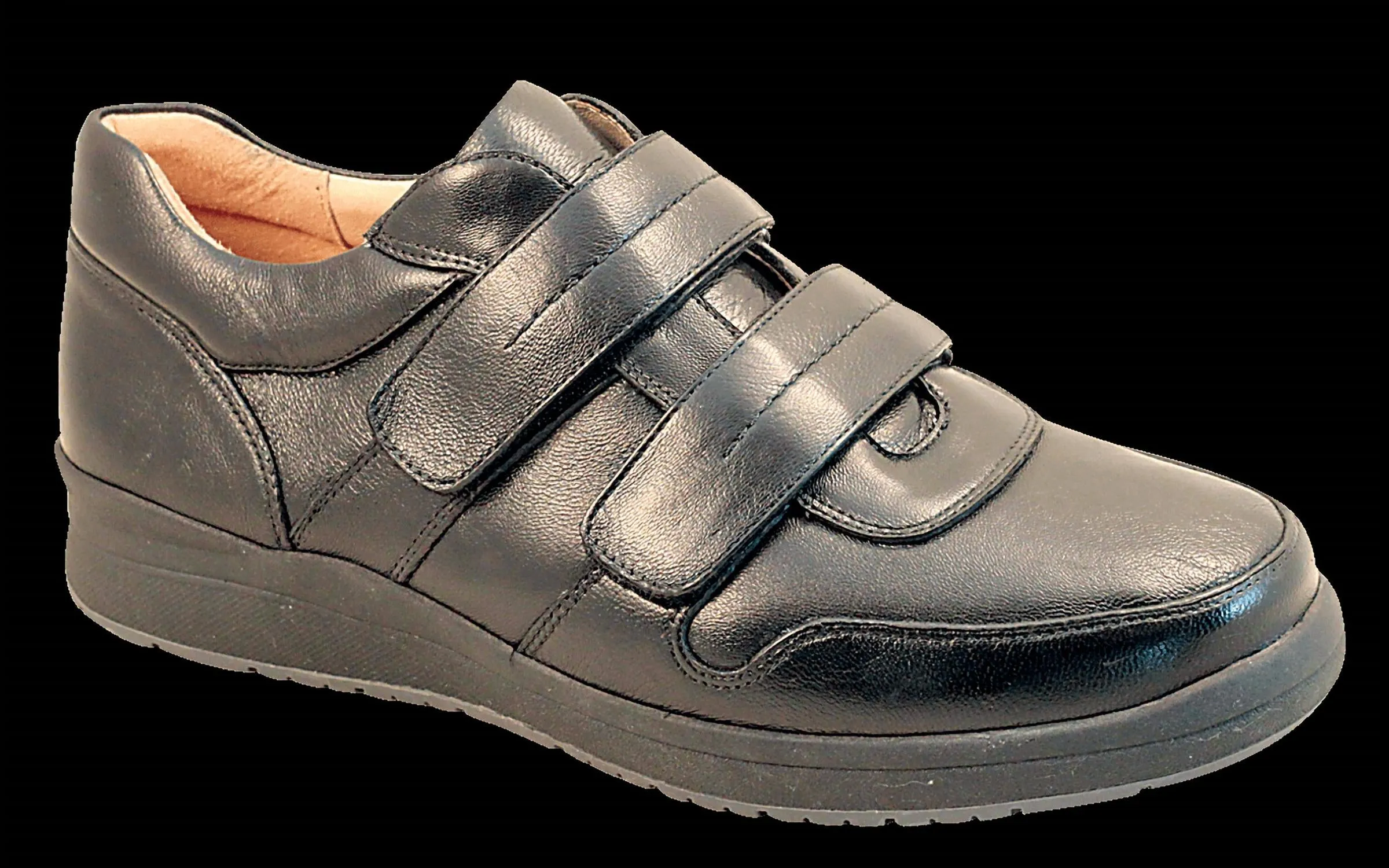 Marvin Velcro Oxford In Black