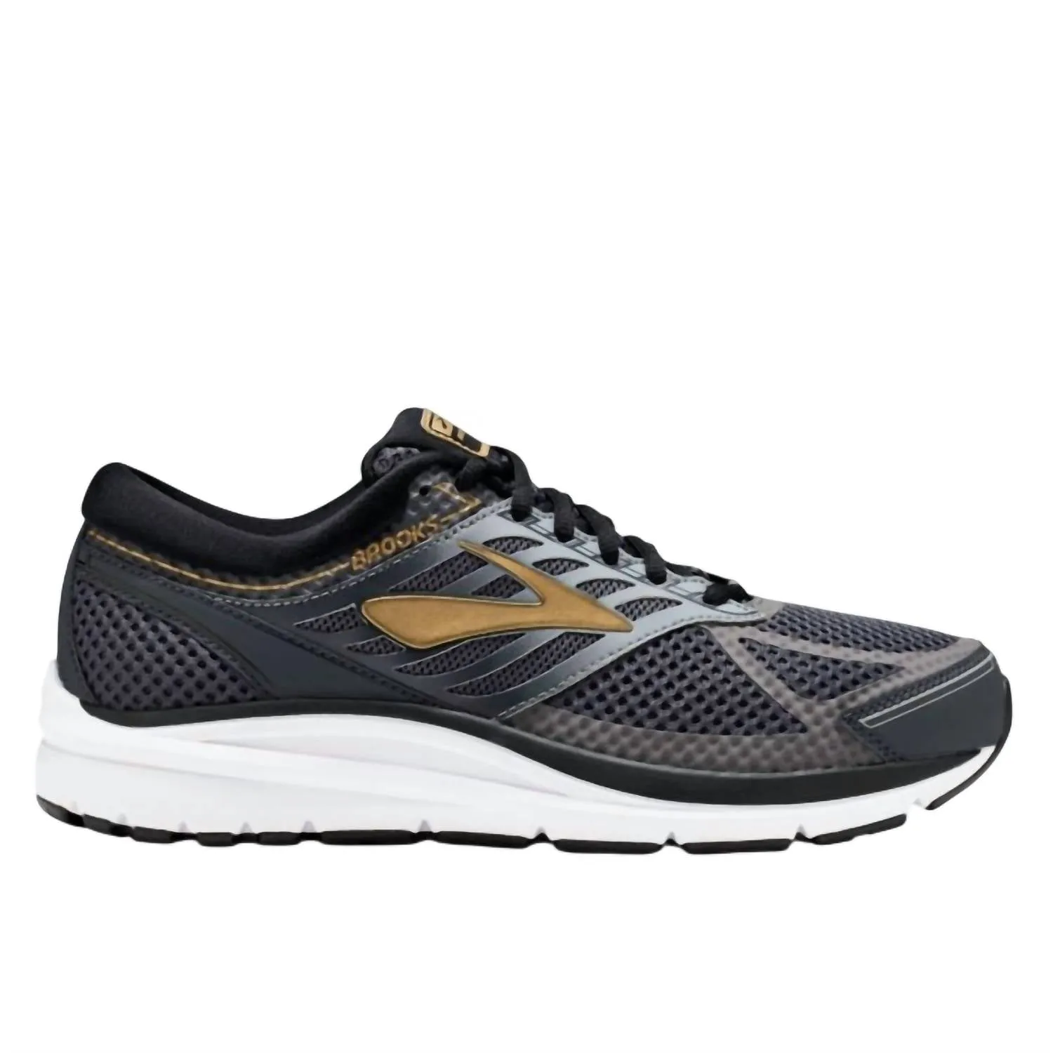 Men's Addiction 13 Running Shoe In Black/ebony/metallic Gold