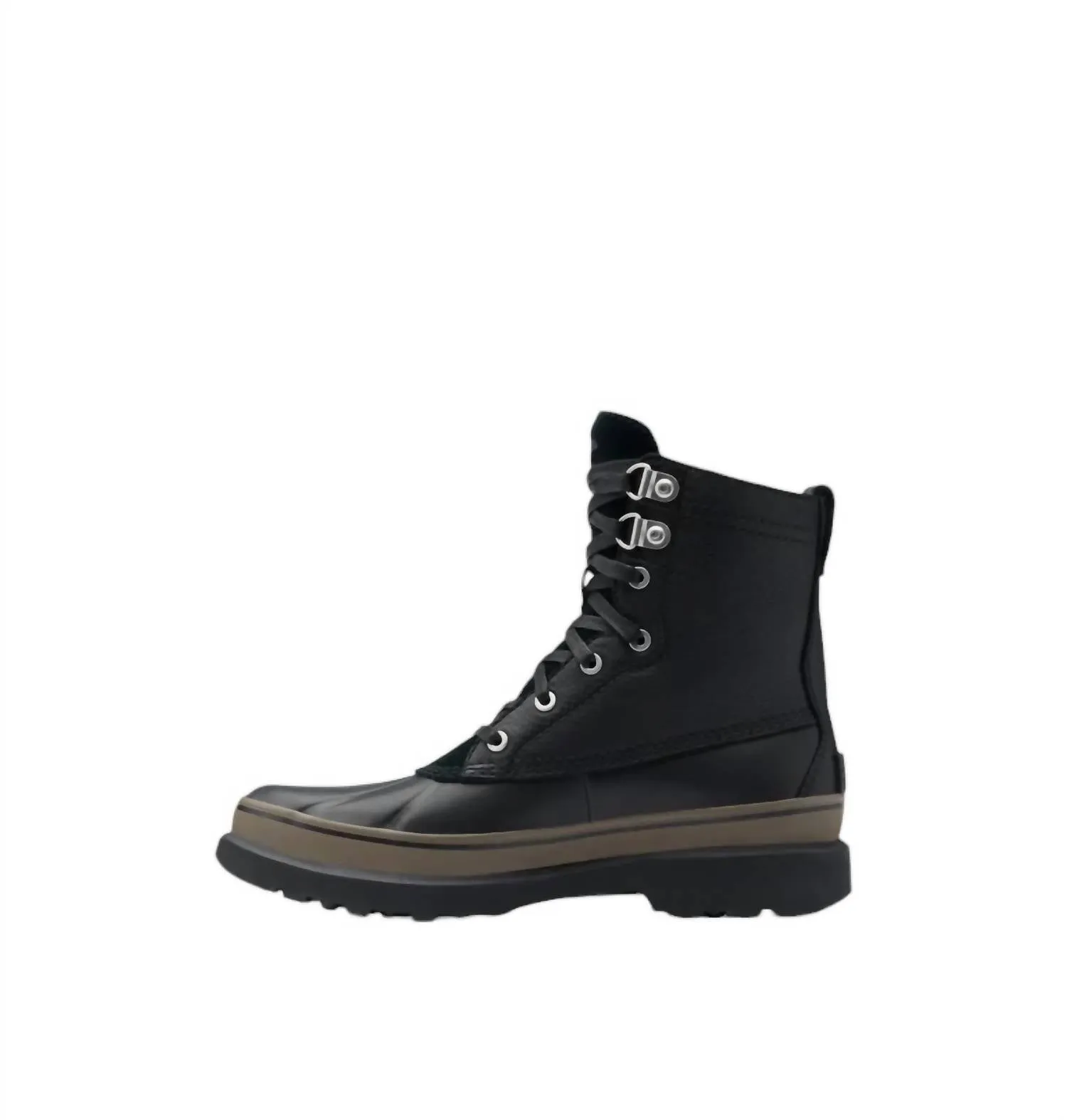 Men's Caribou Storm Waterproof Fashion Boots In Black, Mud