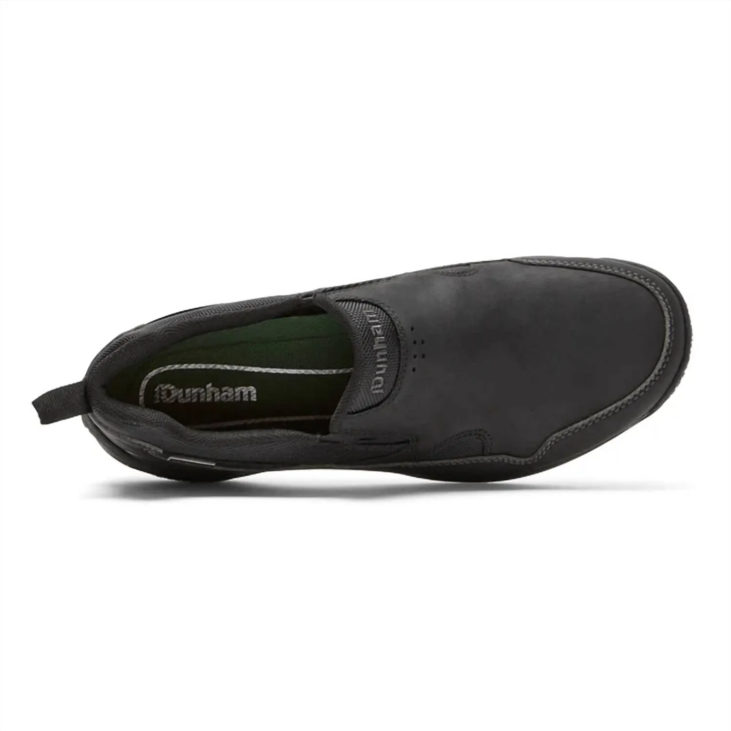 Men's Cloud Plus Waterproof Slip-On Shoes - Wide In Black