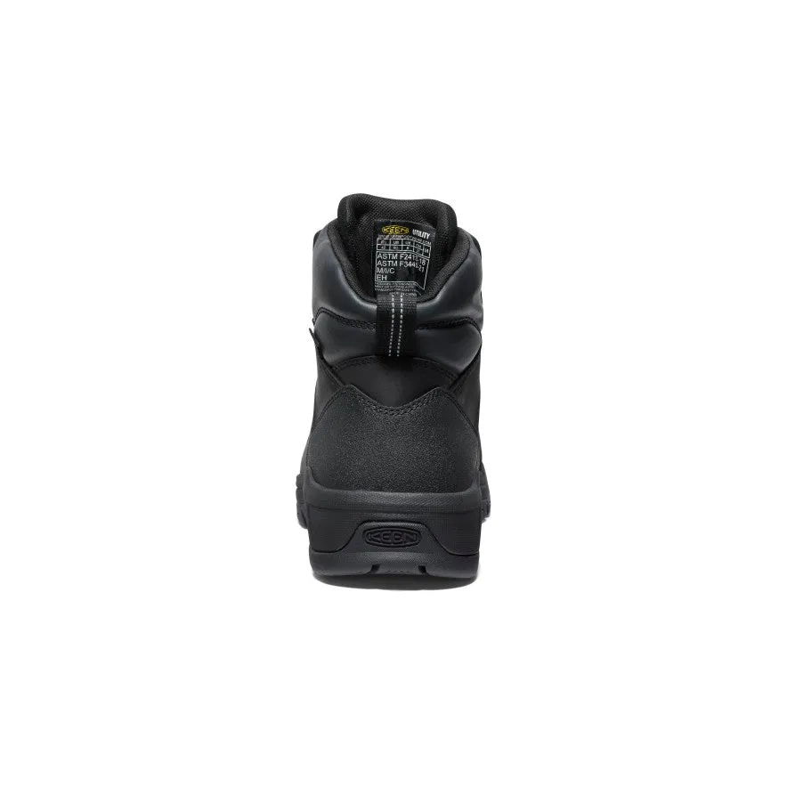Men's Evanston 6" Waterproof Boot (Carbon Toe)  |  Black/Black