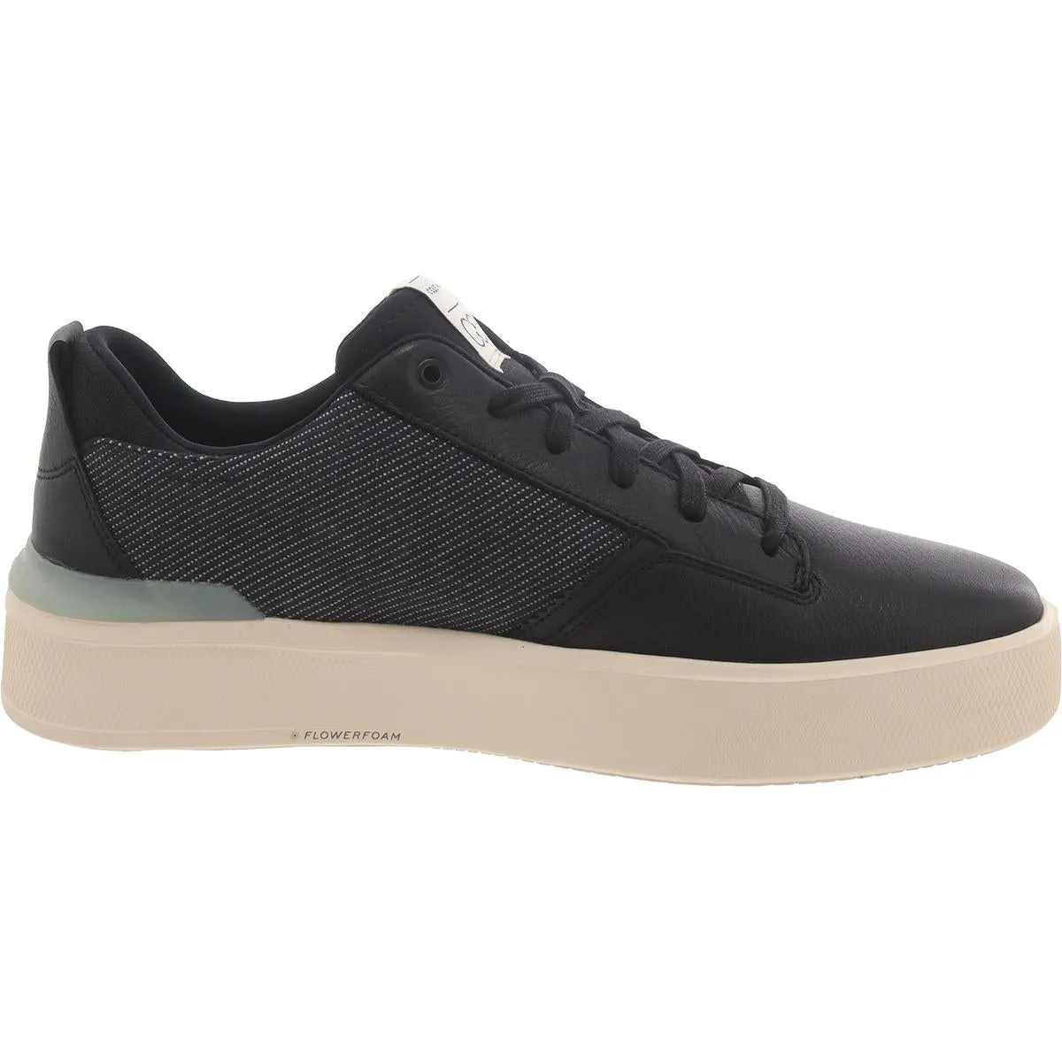 Mens Faux Leather Lifestyle Casual And Fashion Sneakers