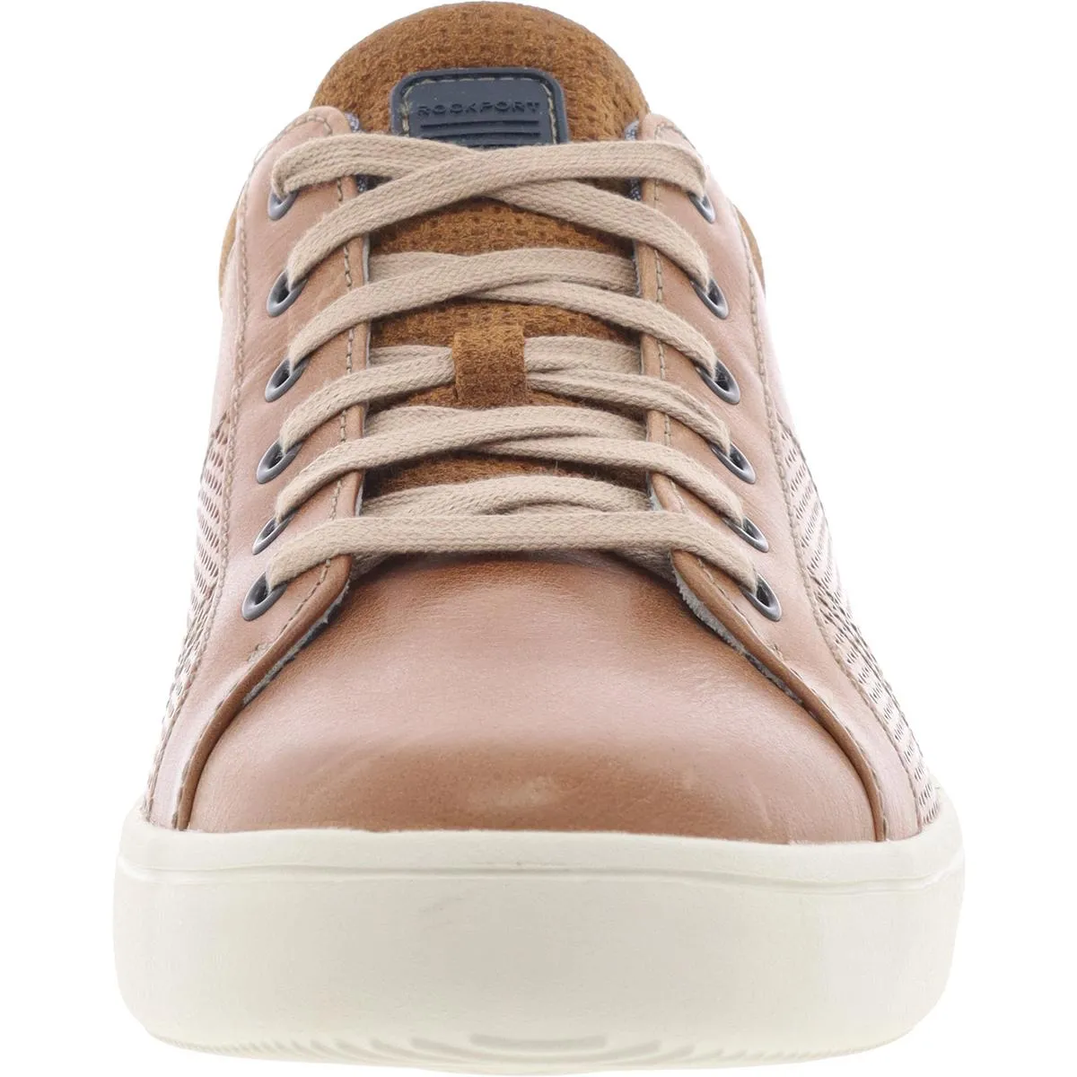 Mens Lace-Up Leather Casual And Fashion Sneakers