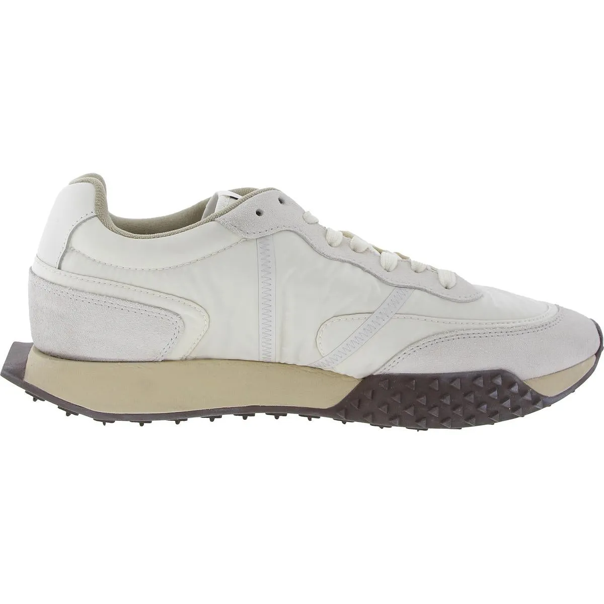 Mens Lace-Up Manmade Casual And Fashion Sneakers