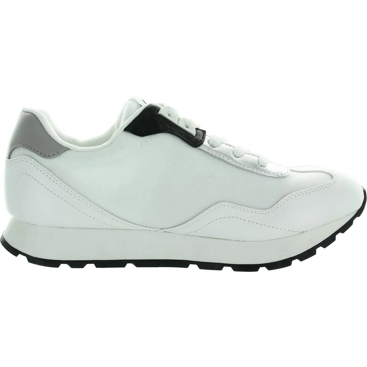 Mens Lace-Up Manmade Casual And Fashion Sneakers