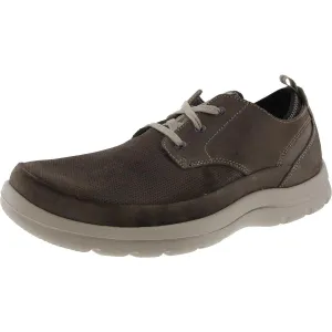 Mens Lace-Up Nubuck Casual And Fashion Sneakers