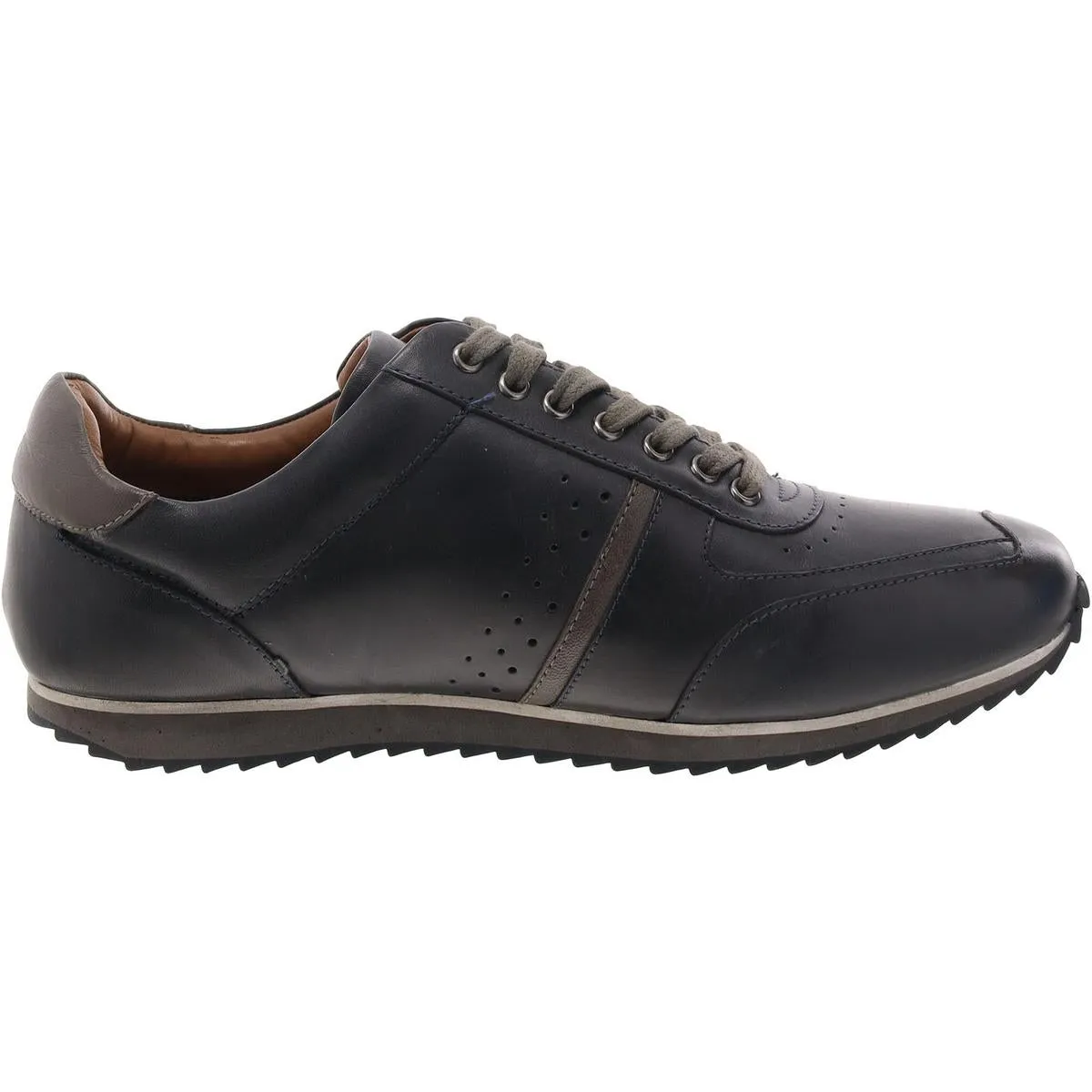 Mens Leather Lifestyle Casual And Fashion Sneakers