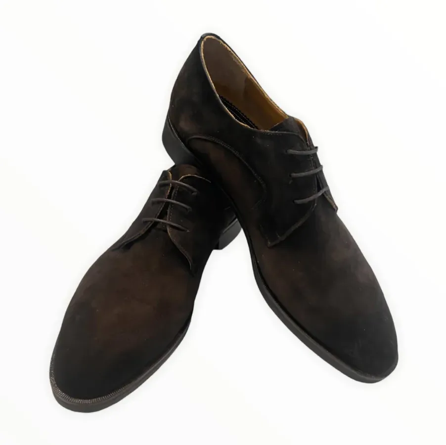 Men's Louie Goat Shoes in Suede Brown - Size US 13