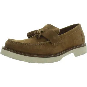 Mens Manmade Faux Suede Loafers