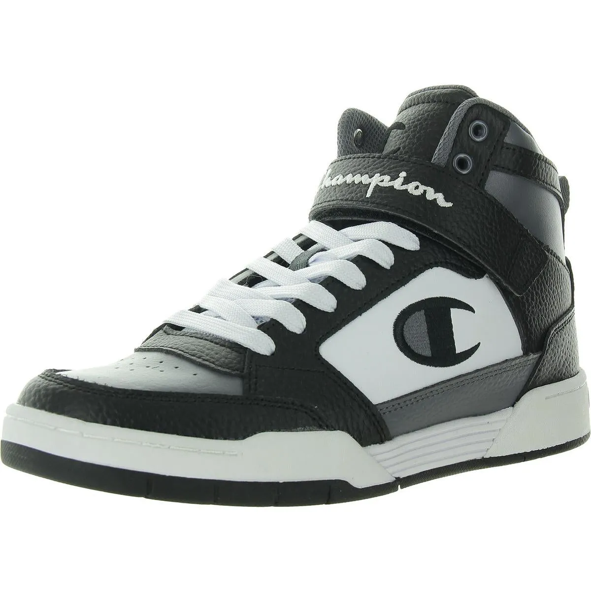 Mens Mixed Media Leather Casual And Fashion Sneakers