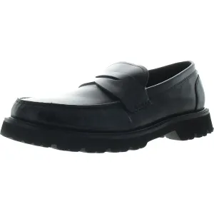 Mens Solid Man Made Loafers