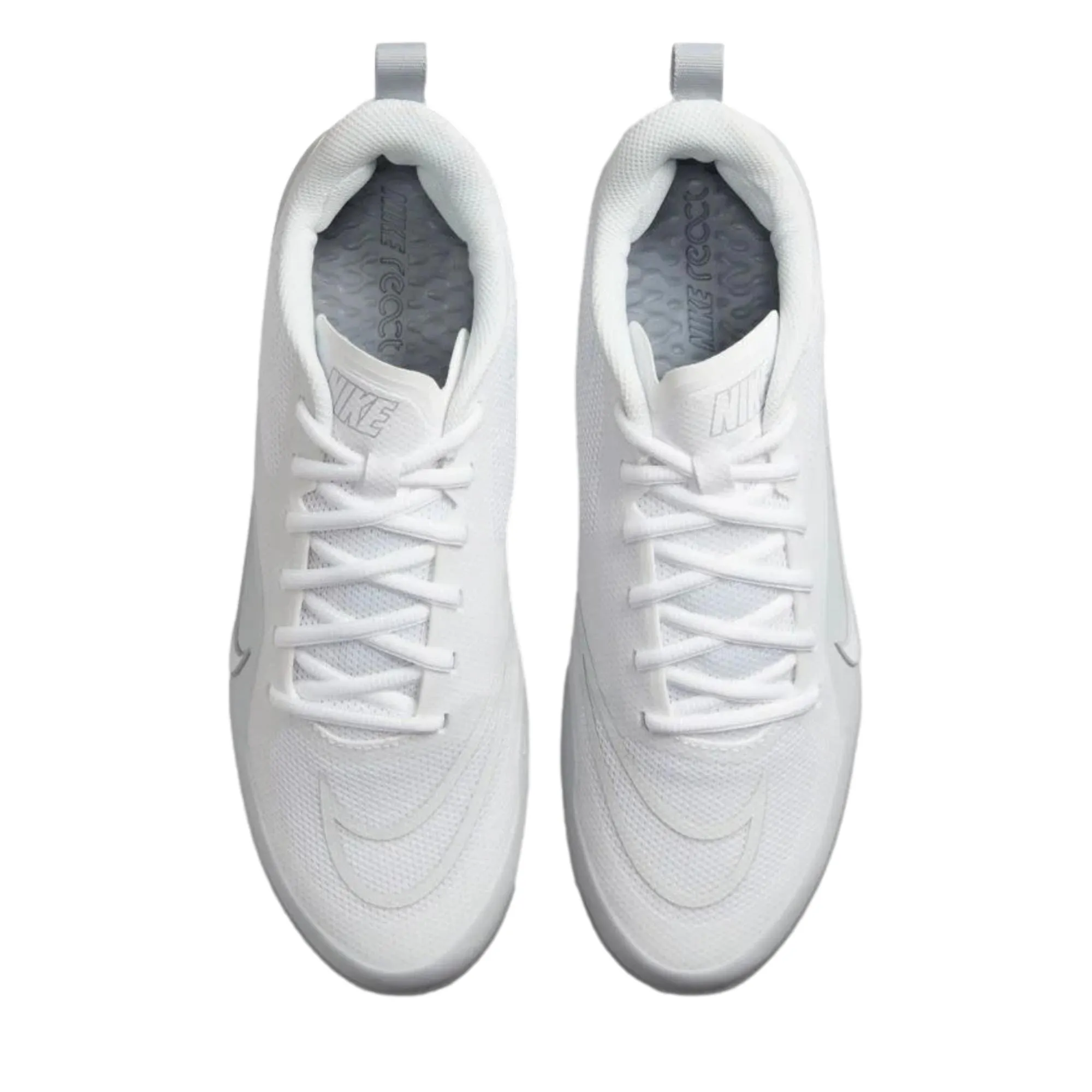 Nike Alpha Huarache 8 Pro LAX White/Metallic Silver  CW4439-100 Men's