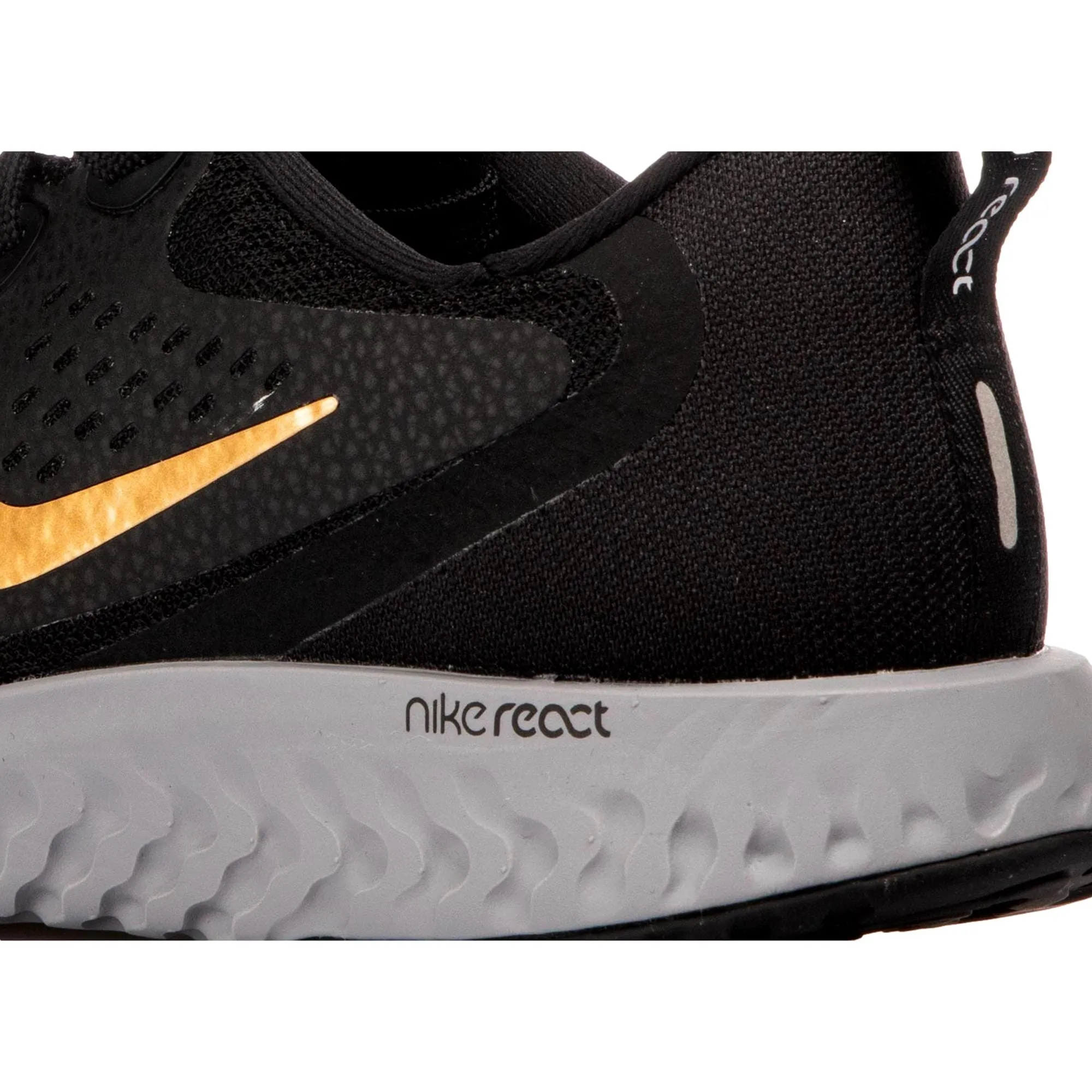 Nike Legend React Black/Metallic Gold  AA1626-004 Women's