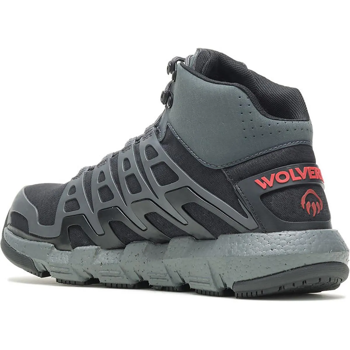 Rev Durashocks Mens Slip Resistant Lace-Up Work & Safety Boots