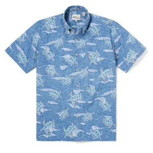 Reyn Spooner Honu'Aukai Button Front Camp Shirt