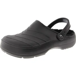 River Cost Cozy Mens Faux Fur Lined Slip On Clogs