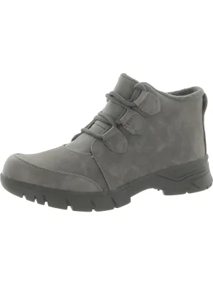 Ronnie Womens Faux Leather Waterproof Waterproof & Weather Resistant