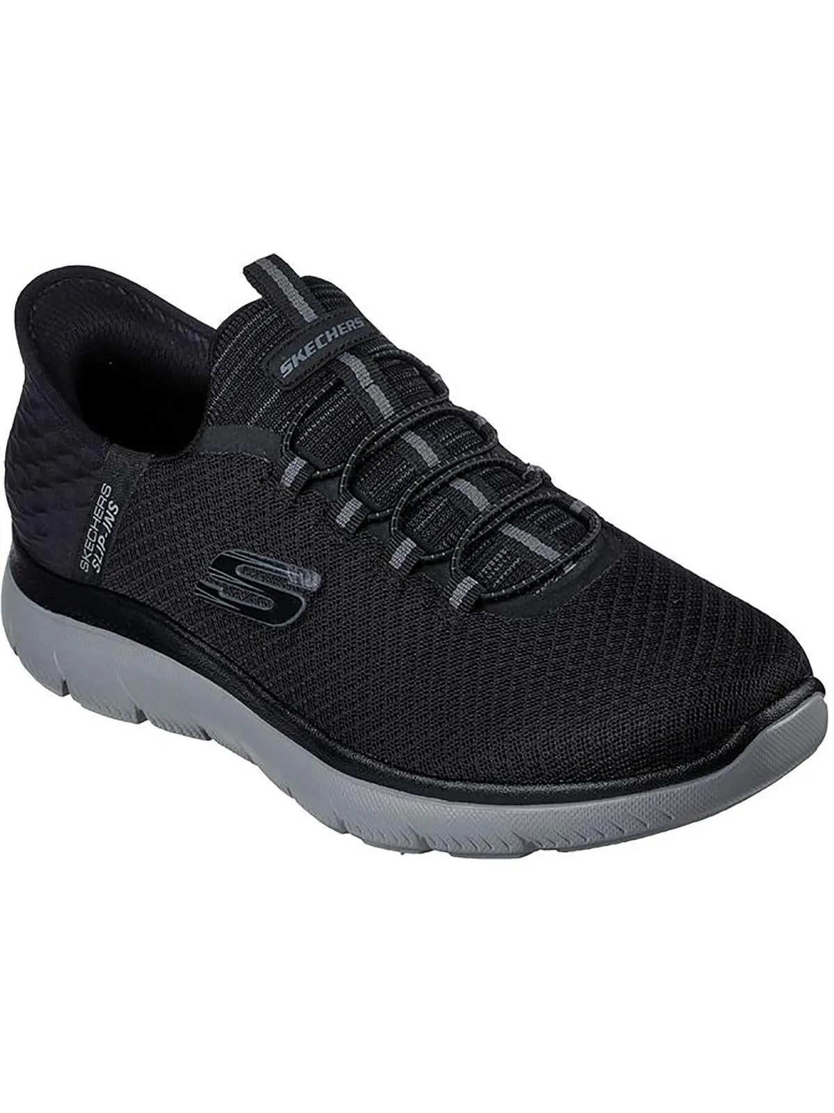 Summits Mens Mesh Inset Workout Casual and Fashion Sneakers