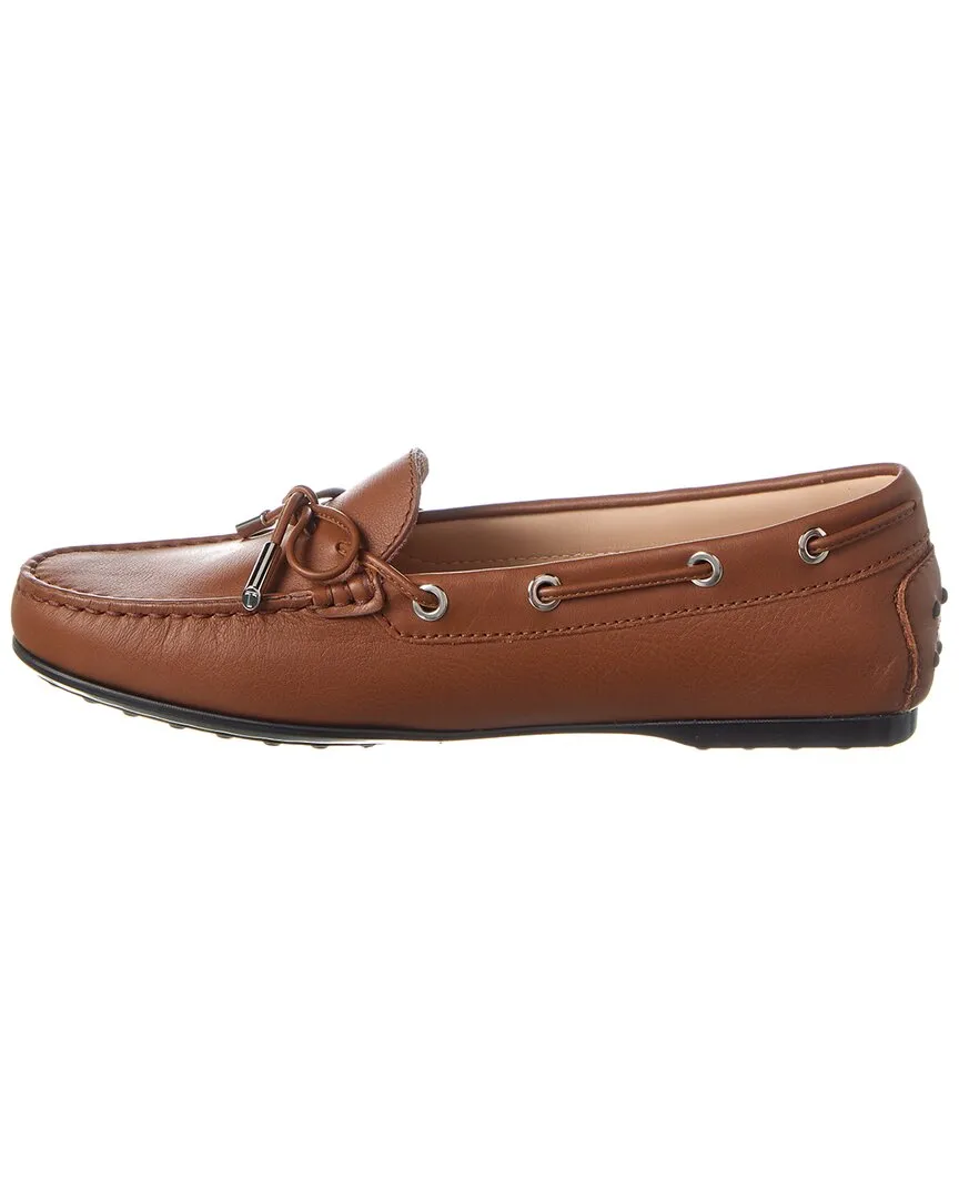 TOD��s Knot Detail Leather Loafer