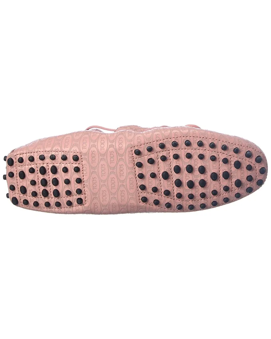 TOD��s Logo Leather Loafer