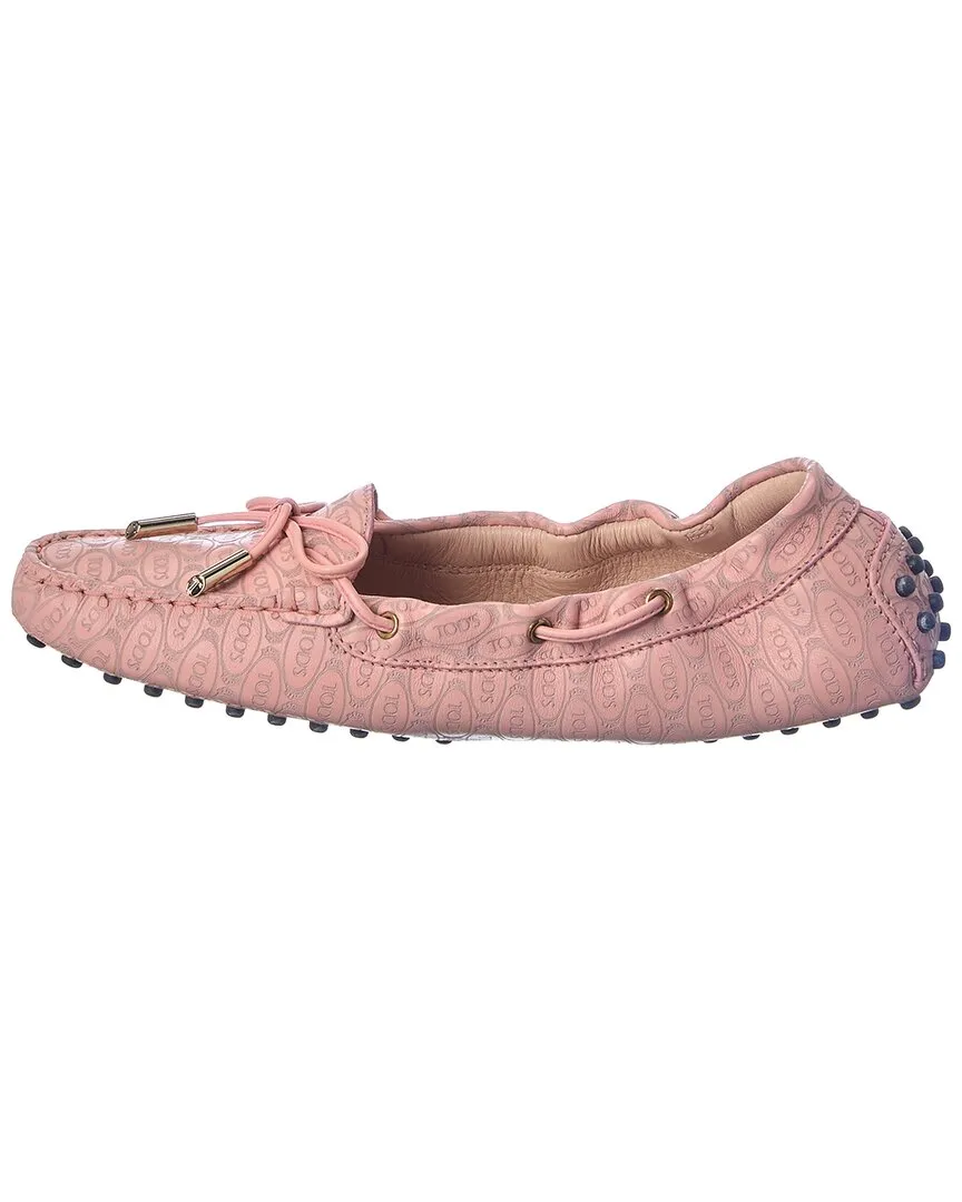 TOD��s Logo Leather Loafer
