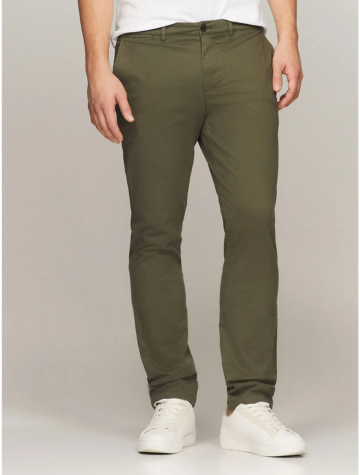 Tommy Hilfiger Men's Slim Fit THFlex Tommy Chino